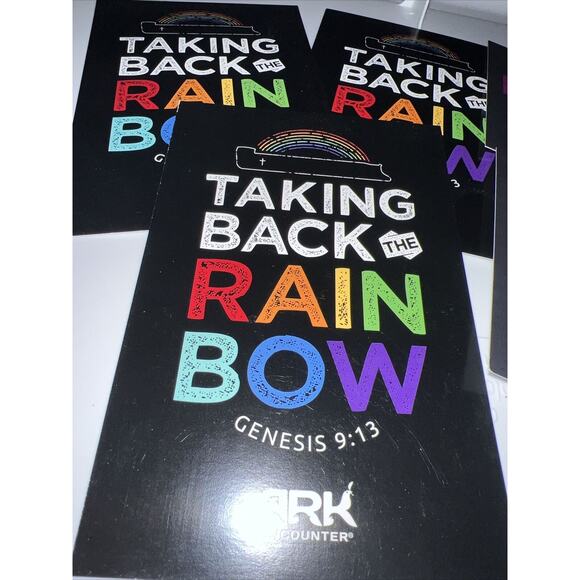 Postcard Lot Of 6 Ark Encounter Taking Back The Rainbow 🌈 Genesis 9:13 New - Picture 2 of 6
